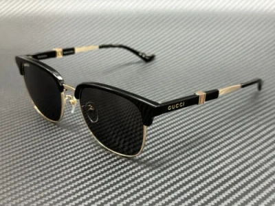 GUCCI GUCCI GG1499SK 001 BLACK GREY MEN'S LARGE 55 MM SUNGLASSES