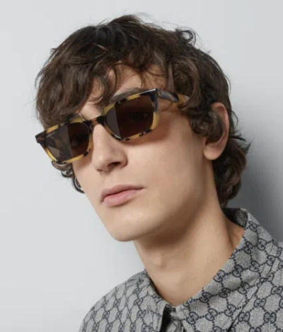 GUCCI GUCCI GG1539S-005 YELLOW SUNGLASSES