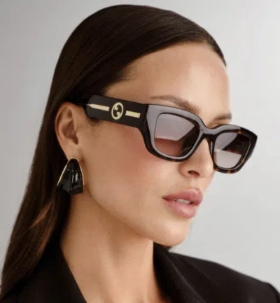 GUCCI GUCCI GG1558SK-002-51 TORTOISE SUNGLASSES