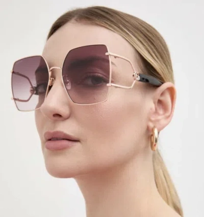 GUCCI GUCCI GG1564SA-002-61 GOLD HAVANA SUNGLASSES