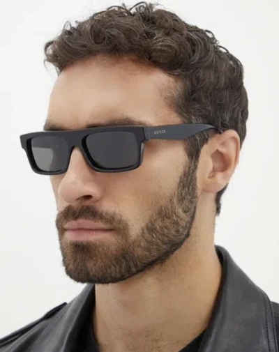 GUCCI GUCCI GG1616S-001-57 BLACK SUNGLASSES