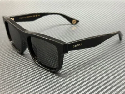 GUCCI GUCCI GG1618S 001 BLACK GREY MEN'S MEDIUM 56 MM SUNGLASSES