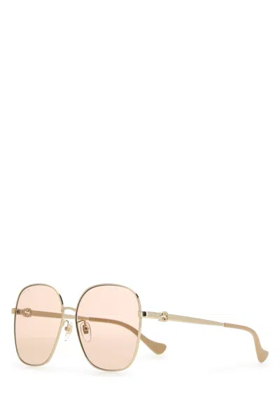 GUCCI GOLD METAL SUNGLASSES