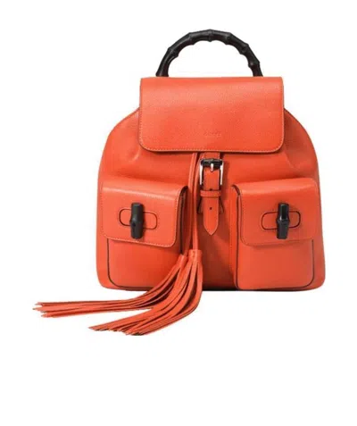 GUCCI GRAIN LOGO BACKPACK