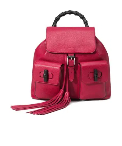 GUCCI GRAIN LOGO BACKPACK