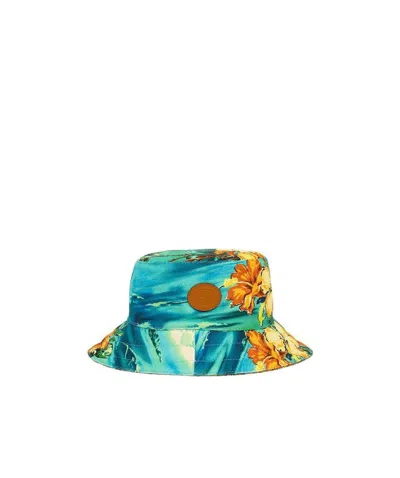 GUCCI GUCCI GRAPHIC PRINT REVERSIBLE BUCKET HAT