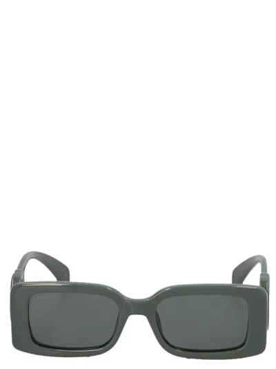 GUCCI WOMEN GREY RECTANGULAR SUNGLASSES, ONESIZE LUXURY SUNGLASSES FOR WOMEN DARVEYS