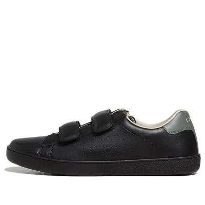 GUCCI (GS) Gucci Ace Leather Sneakers 'Black'
