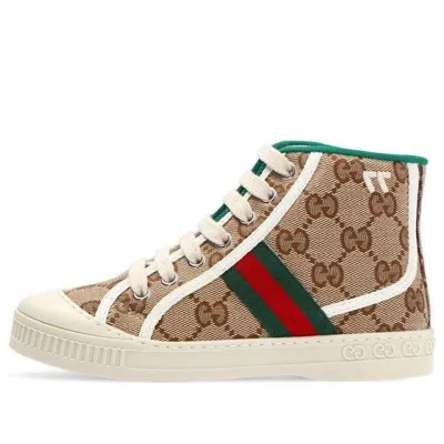 GUCCI (GS) Gucci Gucci Tennis 1977 High Top Trainer 'Beige Ebony'