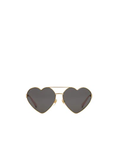 GUCCI GUCCI EYEWEAR HEART SHAPED FRAME SUNGLASSES