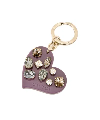 GUCCI GUCCI HEART EMBELLISHED KEY RING