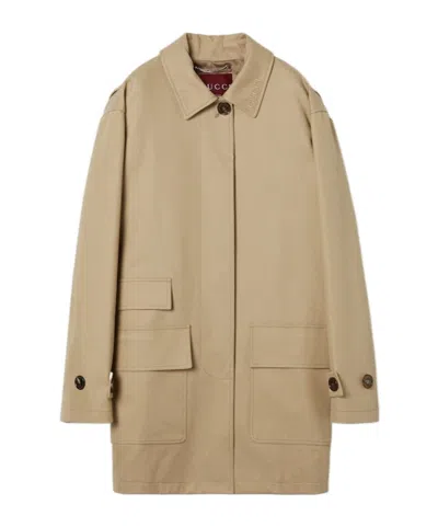 GUCCI GUCCI HEAVY DRILL COAT