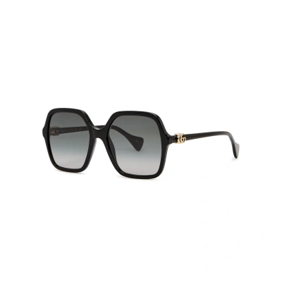 GUCCI GUCCI HEXAGON-FRAME SUNGLASSES