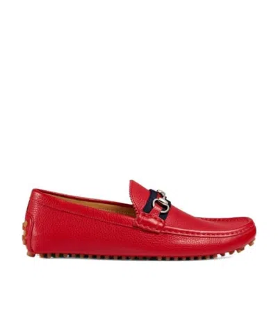 GUCCI HORSE TITLE BUCKLE LEISURE BUSINESS SHOES