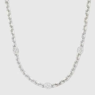 GUCCI GUCCI INTERLOCKING CHAIN NECKLACE