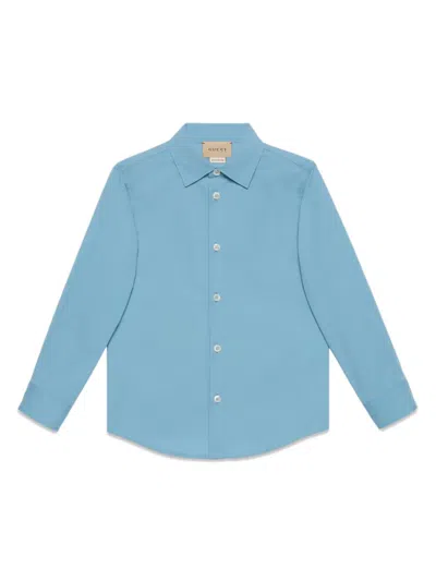 GUCCI INTERLOCKING G COTTON SHIRT