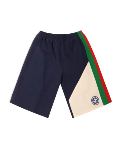 GUCCI INTERLOCKING G COTTON SHORTS