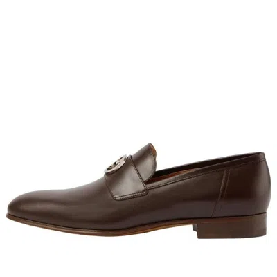 GUCCI Gucci Interlocking G Loafer 'Dark Brown Leather'
