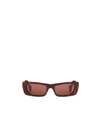 GUCCI GUCCI EYEWEAR RECTANGULAR FRAME SUNGLASSES