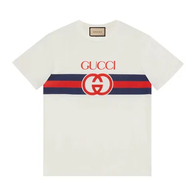 GUCCI GUCCI INTERLOCKING G T-SHIRT 'WHITE'