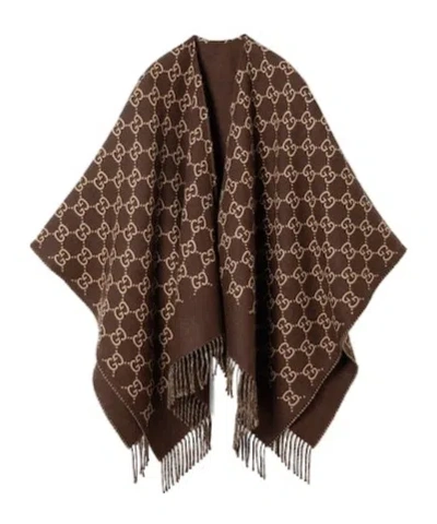 GUCCI GUCCI GG JACQUARD CAPE