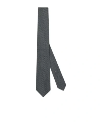 GUCCI GUCCI ALL-OVER LOGO EMBROIDERED TIE