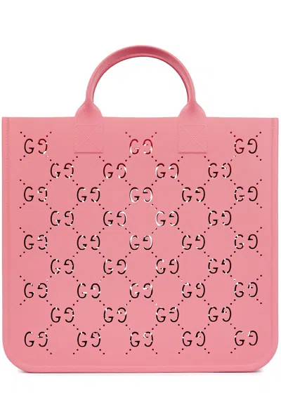 GUCCI GUCCI KIDS GG CUT-OUT RUBBER TOTE