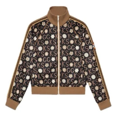 GUCCI Gucci KS GG Patterned Track Jacket 'Black Ivory'