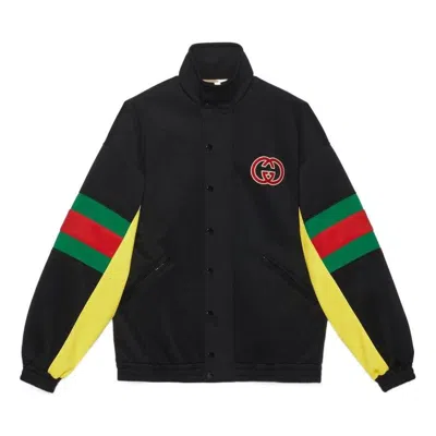 GUCCI Gucci Light Neoprane Jacket With Web 'Black'