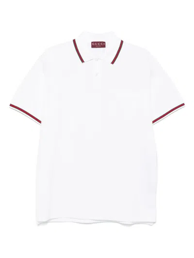 GUCCI LOGO-APPLIQUÉ POLO SHIRT