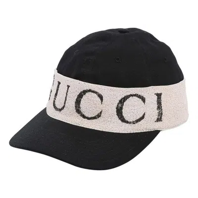GUCCI Gucci Logo Band Baseball Cap 'Black White'
