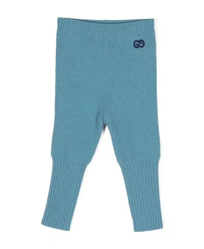 GUCCI GUCCI KIDS LOGO DETAILED HIGH WAIST PANTS