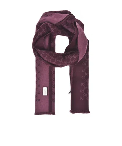 GUCCI LOGO JACQUARD SCARF