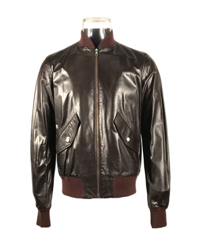 GUCCI LOGO LEATHER JACKET