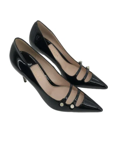 GUCCI LOGO POINTED HIGH HEELS