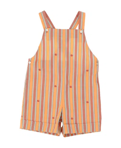 GUCCI GUCCI KIDS STRIPED SLEEVELESS JUMPSUIT