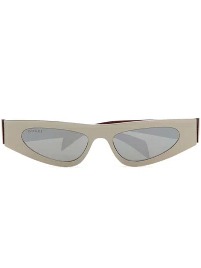 GUCCI LOGO-PRINT SUNGLASSES