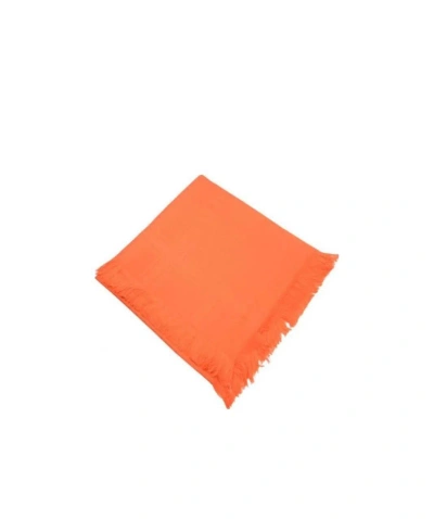 GUCCI LOGO TASSEL SCARF