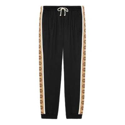 GUCCI Gucci Loose technical jersey jogging pant Black