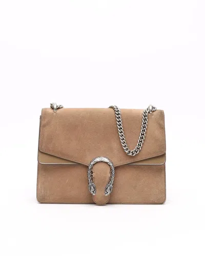 GUCCI GUCCI MEDIUM SUEDE DIONYSUS SHOULDER BAG