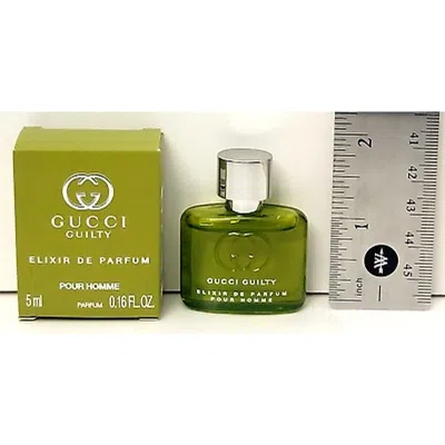 GUCCI GUCCI MEN'S GUILTY ELIXIR DE PARFUM EXTRAIT DE PARFUM 0.16 OZ FRAGRANCES 3616304175930