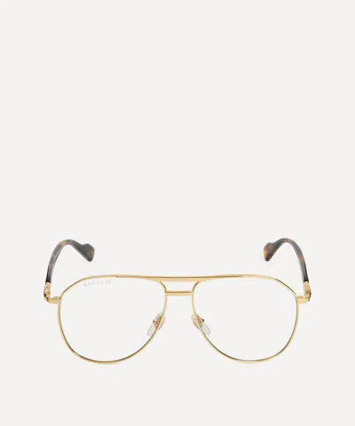 GUCCI GUCCI MENS AVIATOR OPTICAL GLASSES