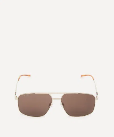 GUCCI GUCCI MENS NAVIGATOR SQUARE SUNGLASSES