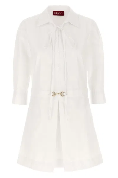 GUCCI MORSETTO CHEMISIER DRESS