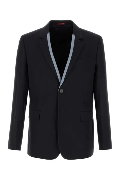 GUCCI MEN NAVY BLUE SINGLE-BREASTED BLAZER, 40 LUXURY BLAZERS FOR MEN DARVEYS