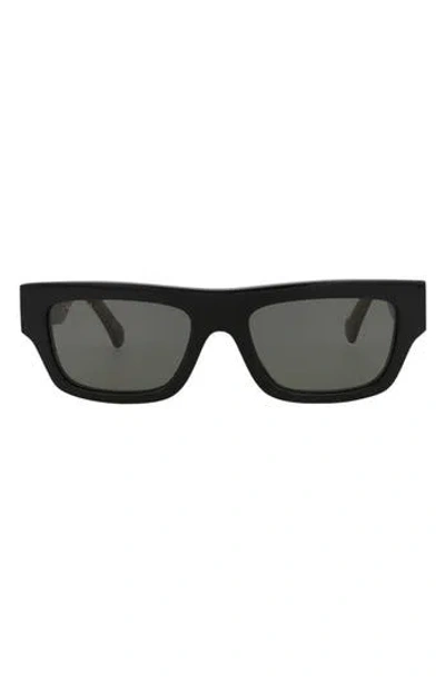 GUCCI GUCCI NOVELTY 55MM RECTANGULAR SUNGLASSES