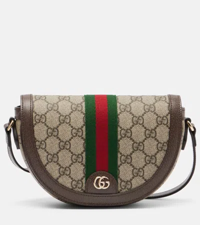 GUCCI OPHIDIA GG CANVAS SMALL CROSSBODY BAG