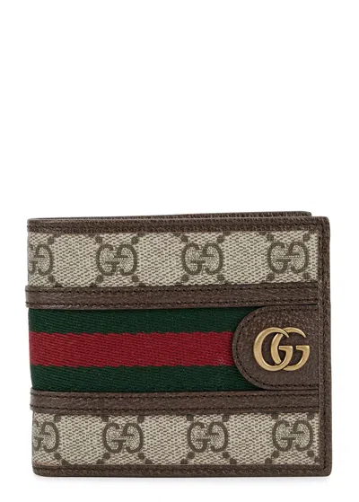 GUCCI GUCCI OPHIDIA GG LEATHER WALLET