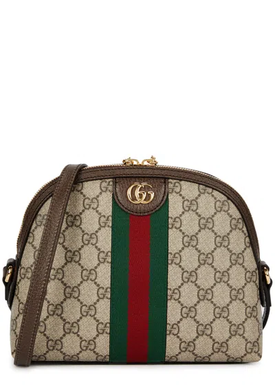 GUCCI GUCCI OPHIDIA GG MONOGRAMMED SHOULDER BAG, SHOULDER BAG, BEIGE