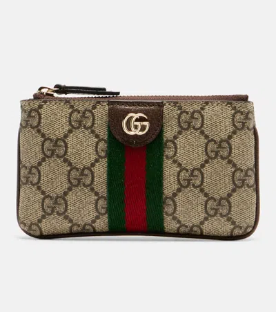 GUCCI OPHIDIA GG WEB STRIPE COIN PURSE